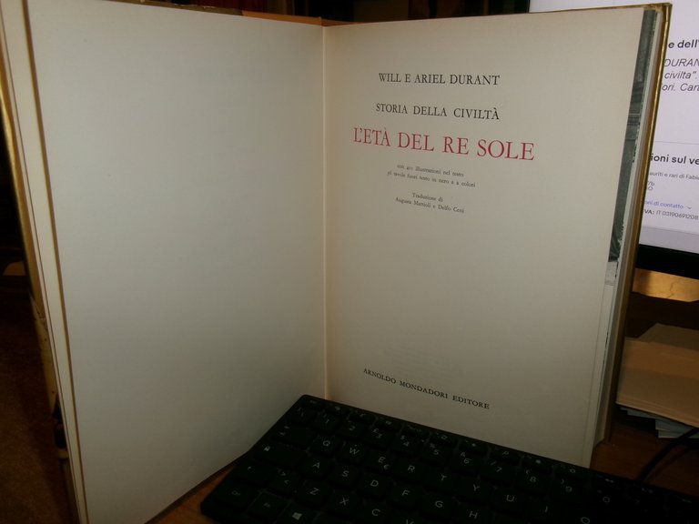 L' età del Re Sole - Will e Ariel DURANT …