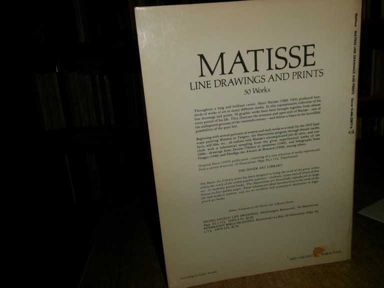 MATISSE Line Drawings and Prints 50 Works by HENRI MATISSE …