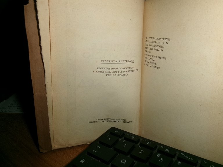 La Riscossa. D' ANNUNZIO, Gabriele - Bestetti e Tumminelli, s.d. …