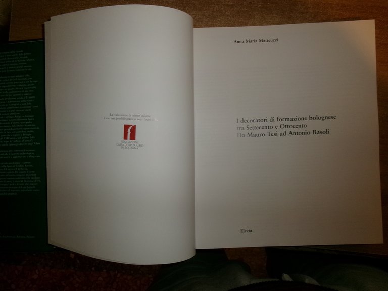 I Decoratori di formazione bolognese tra Settecento e Ottocento.. A. …