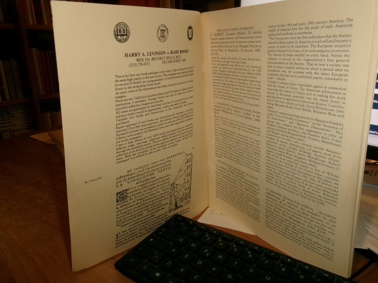 Rare and Valuable Books and Manuscripts Early Science... Catalogue 66 …