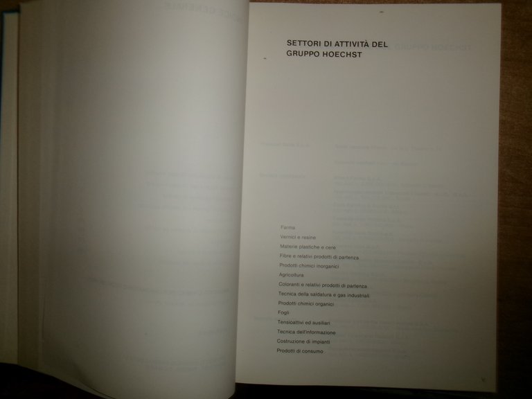 HOECHST '83. Prodotti Chimici per laboratorio...Farmaceutici