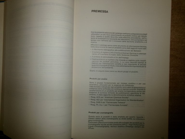 HOECHST '83. Prodotti Chimici per laboratorio...Farmaceutici