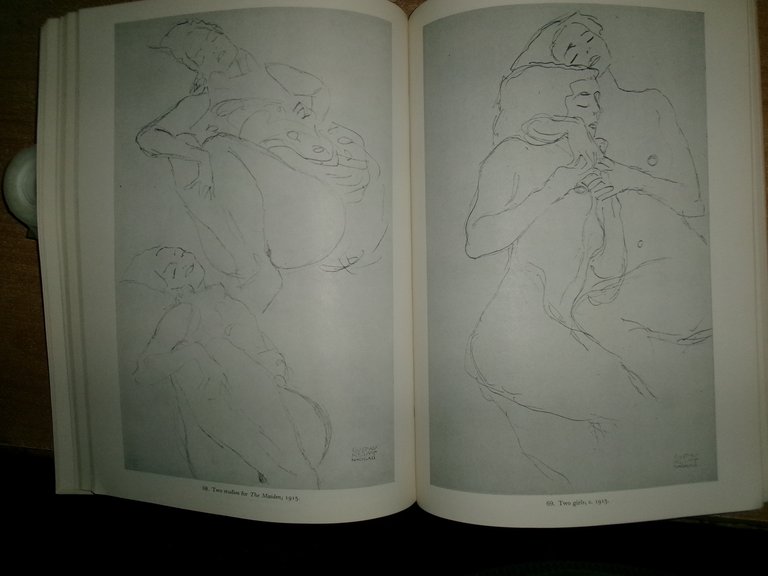 GUSTAV KLIMT 100 Drawings by ALFRED WERNER 1972