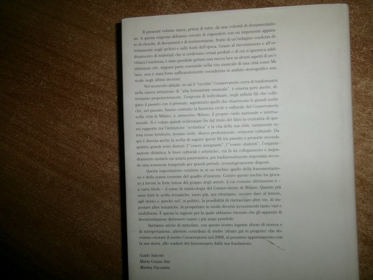 Milano e il suo Conservatorio 1808-2002. di Guido Salvetti (Autore) …