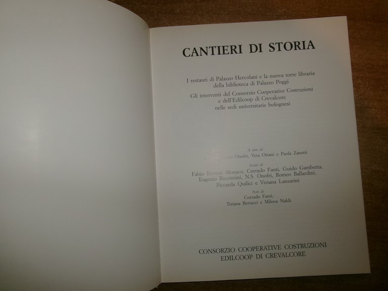 Cantieri di storia. I restauri di Palazzo Hercolani e la …