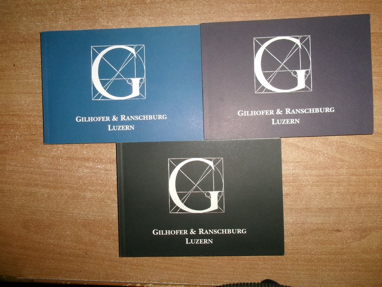 3 cataloghi di GILHOFER & RANSCHBURH. Luzern 1993/1996