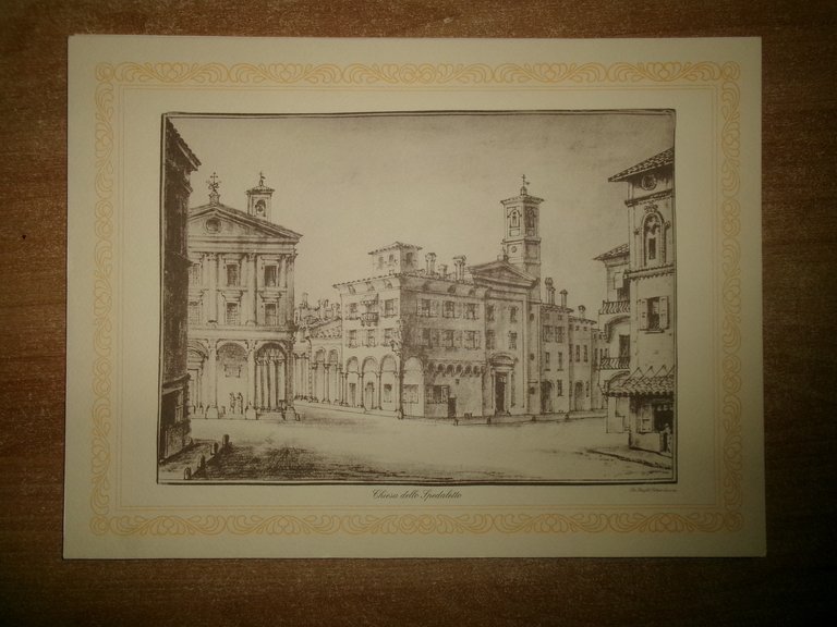 Una cartella contenente 16 Preziose incisioni (riproduzioni) da...BOLOGNA ANTICA