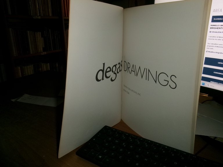 DEGAS' DRAWINGS 100 Illustrations, including 8 in color. 1973