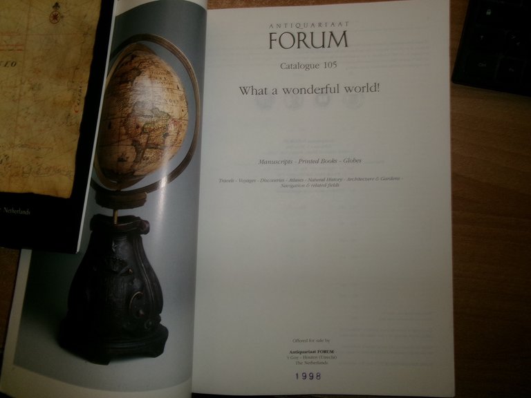 ANTIQUARIAAT FORUM. Catalogue 105. What a Wonderful World 1998