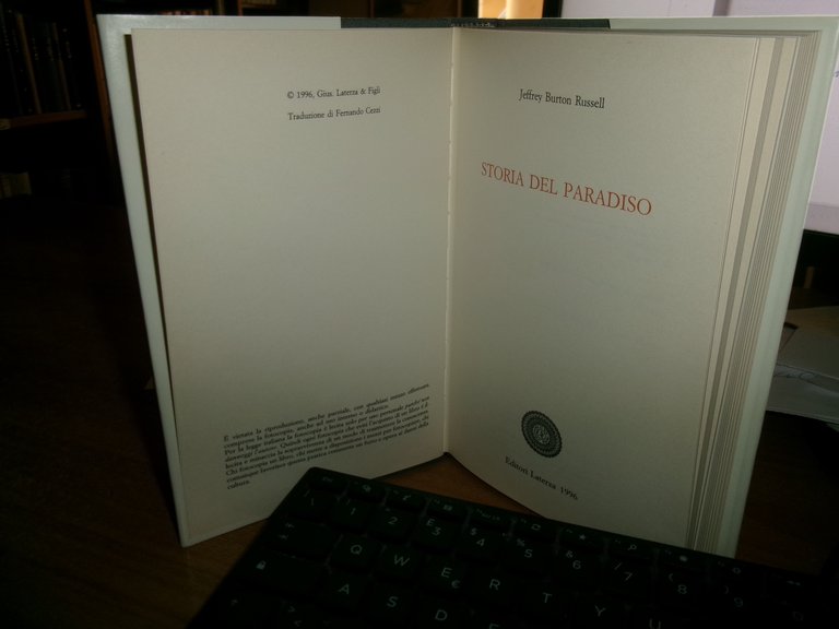 STORIA DEL PARADISO. Jeffrey B. Russell 1996