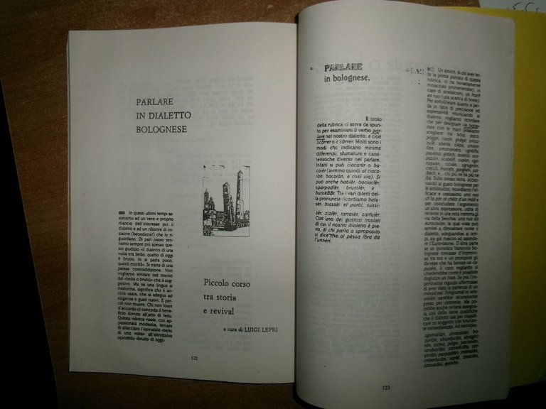 (Bologna) Parlare in dialetto bolognese. Raccolta di zirudelle, detti, modi …