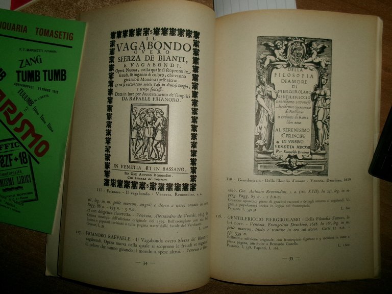 CATALOGO di NOVELLIERI ITALIANI. Antiquariato Garzanti, 1947.