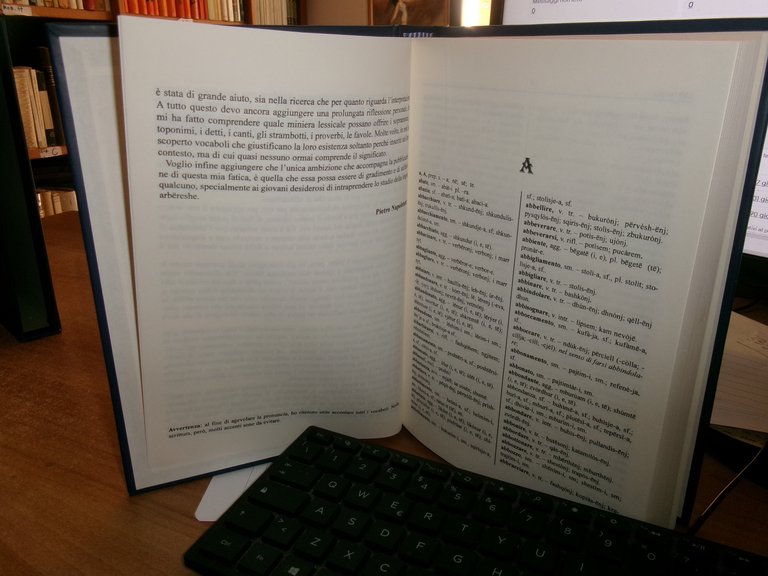 VOCABOLARIO ITALIANO-ARBËRESH. CON EPITOME DI GRAMMATICA DI PIETRO NAPOLETANO...