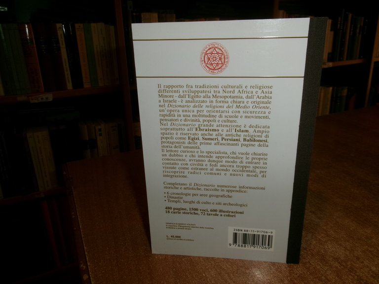 Dizionario delle RELIGIONI del MEDIO ORIENTE. VALLARDI, 1994