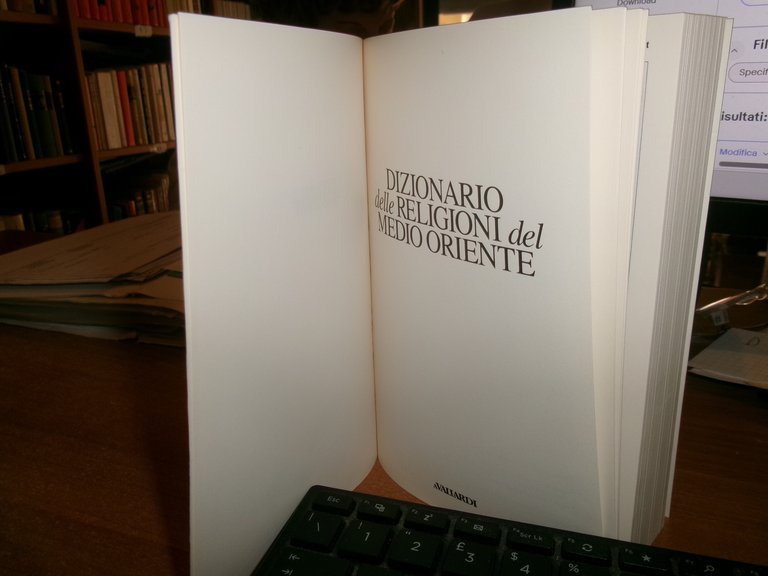 Dizionario delle RELIGIONI del MEDIO ORIENTE. VALLARDI, 1994
