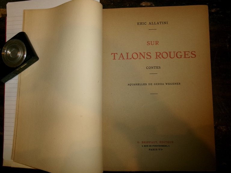 SUR TALONS ROUGES, ACQUARELLES DE GERDA WEGENER.