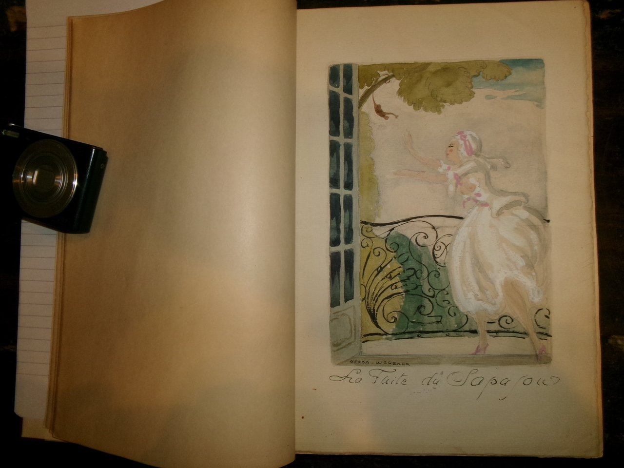 SUR TALONS ROUGES, ACQUARELLES DE GERDA WEGENER.