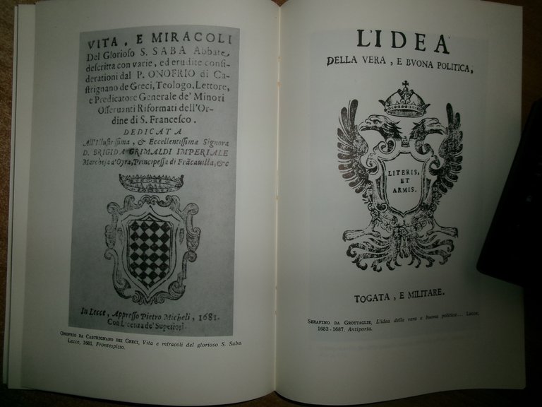 Edizioni salentine del seicento nella Biblioteca Caracciolo di Lecce. SCRIMIERI