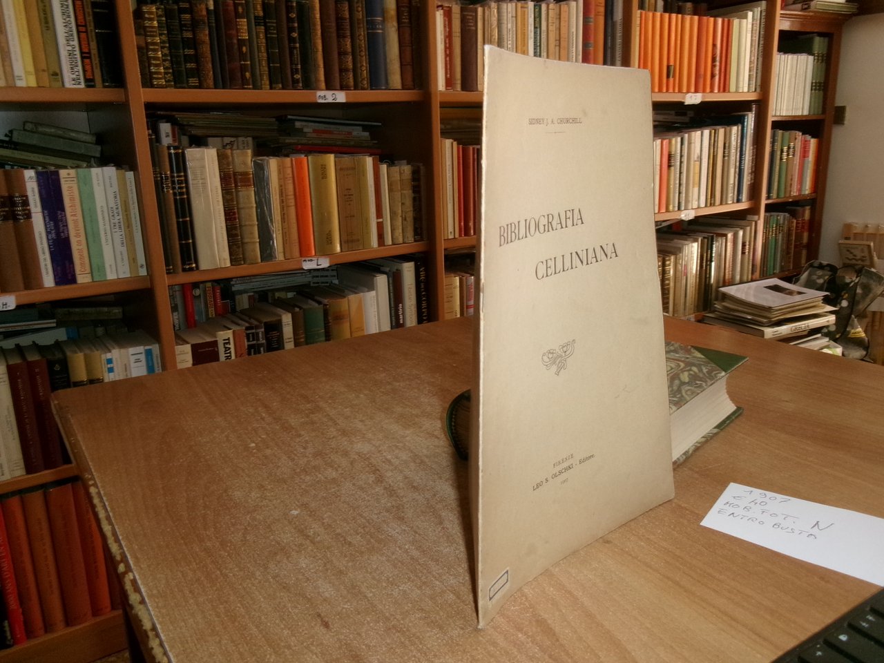 BIBLIOGRAFIA CELLINIANA. Sidney J. A. Churchil 1907