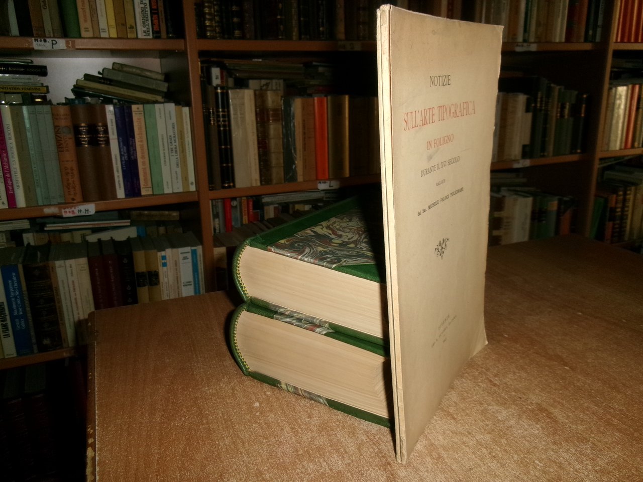 Sull' Arte Tipografica in FOLIGNO. Tipografia degli ORFINI...VALENTI/FALOCI 1903