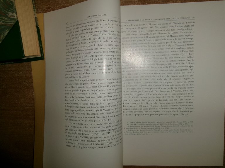 Il Botticelli e le prime illustrazioni della DIVINA COMMEDIA. LAMBERTO …