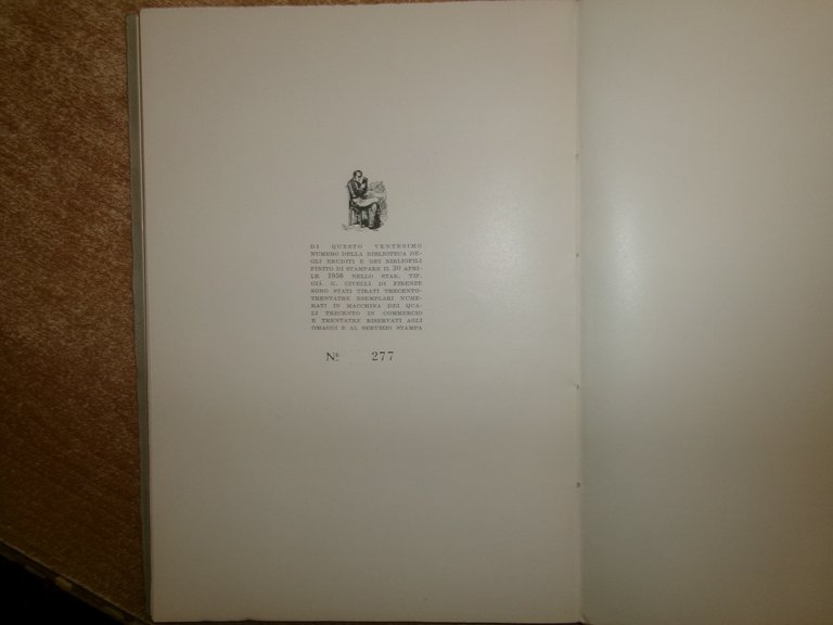 ANNALI TIPOGRAFICI di G. B. Natolini. GIOVANNI COMELLI 1954