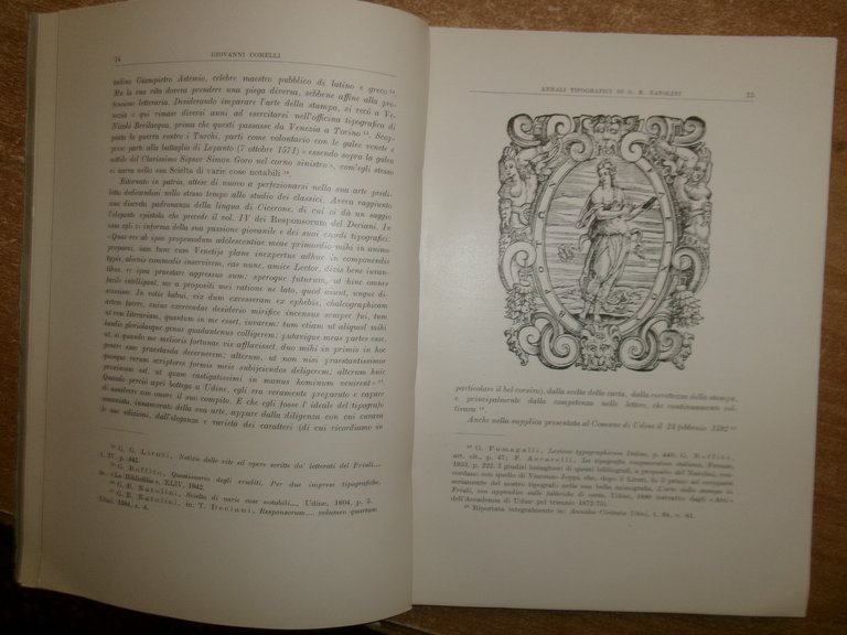 ANNALI TIPOGRAFICI di G. B. Natolini. GIOVANNI COMELLI 1954