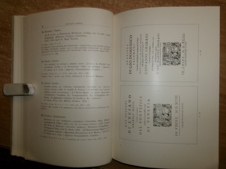 ANNALI TIPOGRAFICI di G. B. Natolini. GIOVANNI COMELLI 1954