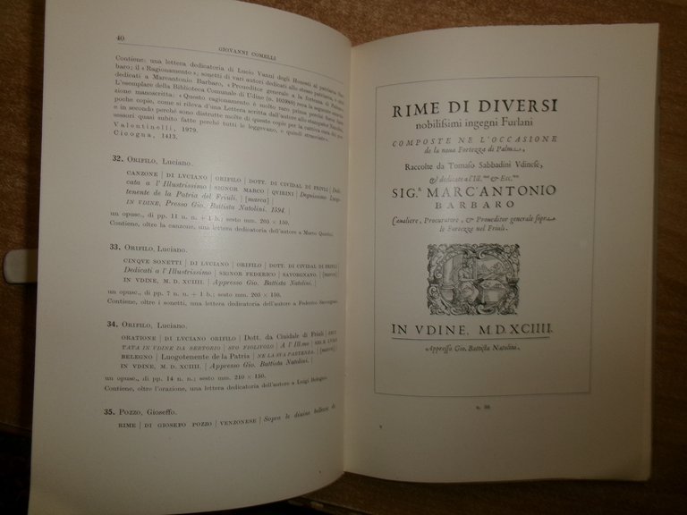 ANNALI TIPOGRAFICI di G. B. Natolini. GIOVANNI COMELLI 1954