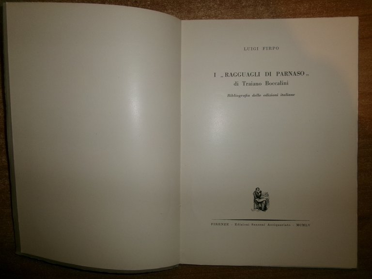 I " RAGGUAGLI DI PARNASO" di TRAIANO BOCCALINI. Bibliografia delle... …