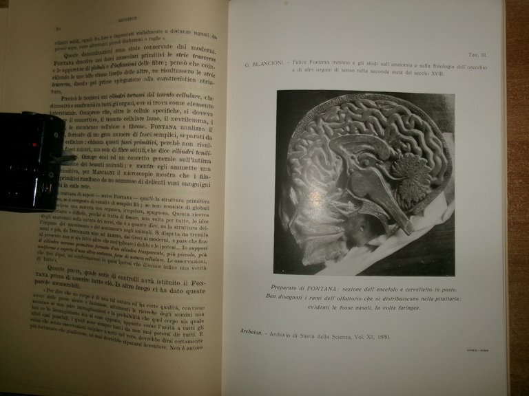 FELICE FONTANA TRENTINO e gli studi sull' Anatomia e...GUGLIELMO BILANCIONI …