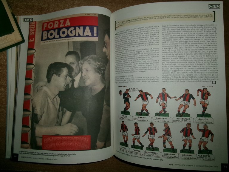 BOLOGNA F. C. 1909 MILLENOVECENTONOVE novant' anni di emozioni. Storia …