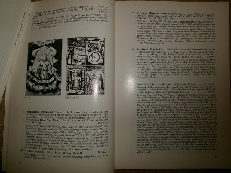 (Catalogo alchimia) ALCHEMIE und CHEMIE Katalog 133 GILHOFER 1984