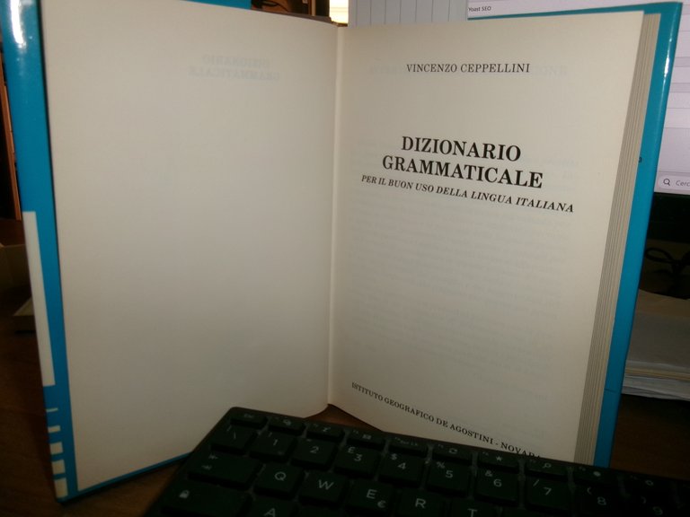 Dizionario Grammaticale per il buon uso della lingua italiana. V. …