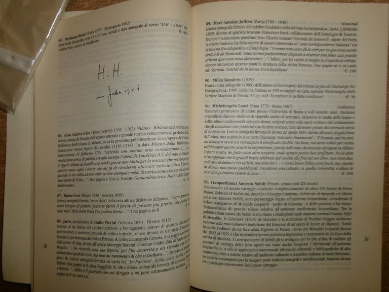 AUTOGRAFI e MANOSCRITTI. LIM ANTIQUA. Catalogo 65