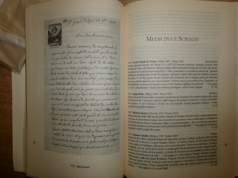 AUTOGRAFI e MANOSCRITTI. LIM ANTIQUA. Catalogo 65