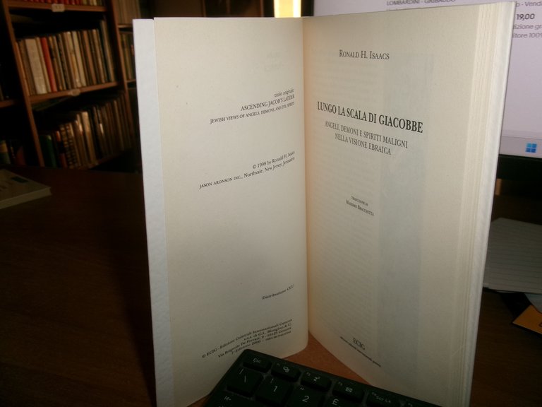 JUDAICA. Lungo la Scala di Giacobbe. Angeli, Demoni... RONALD H. …