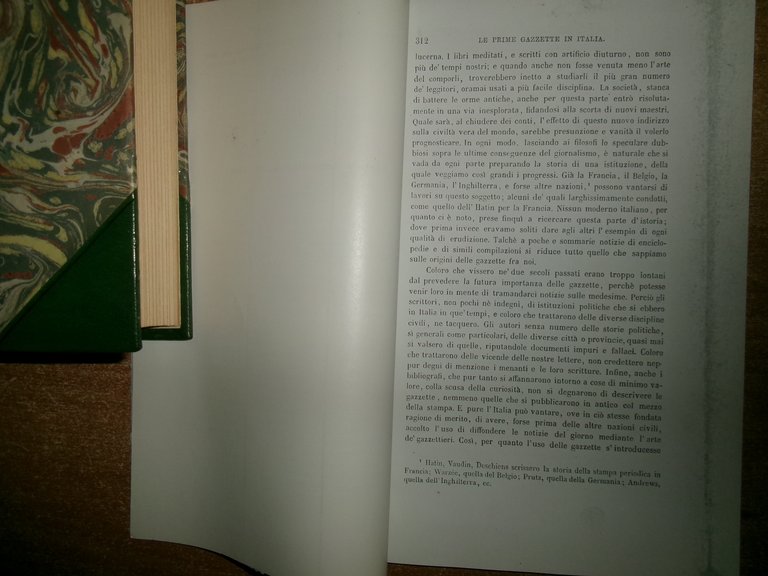 S. BONGI. Le prime Gazzette in Italia (estratto fotocopiato)