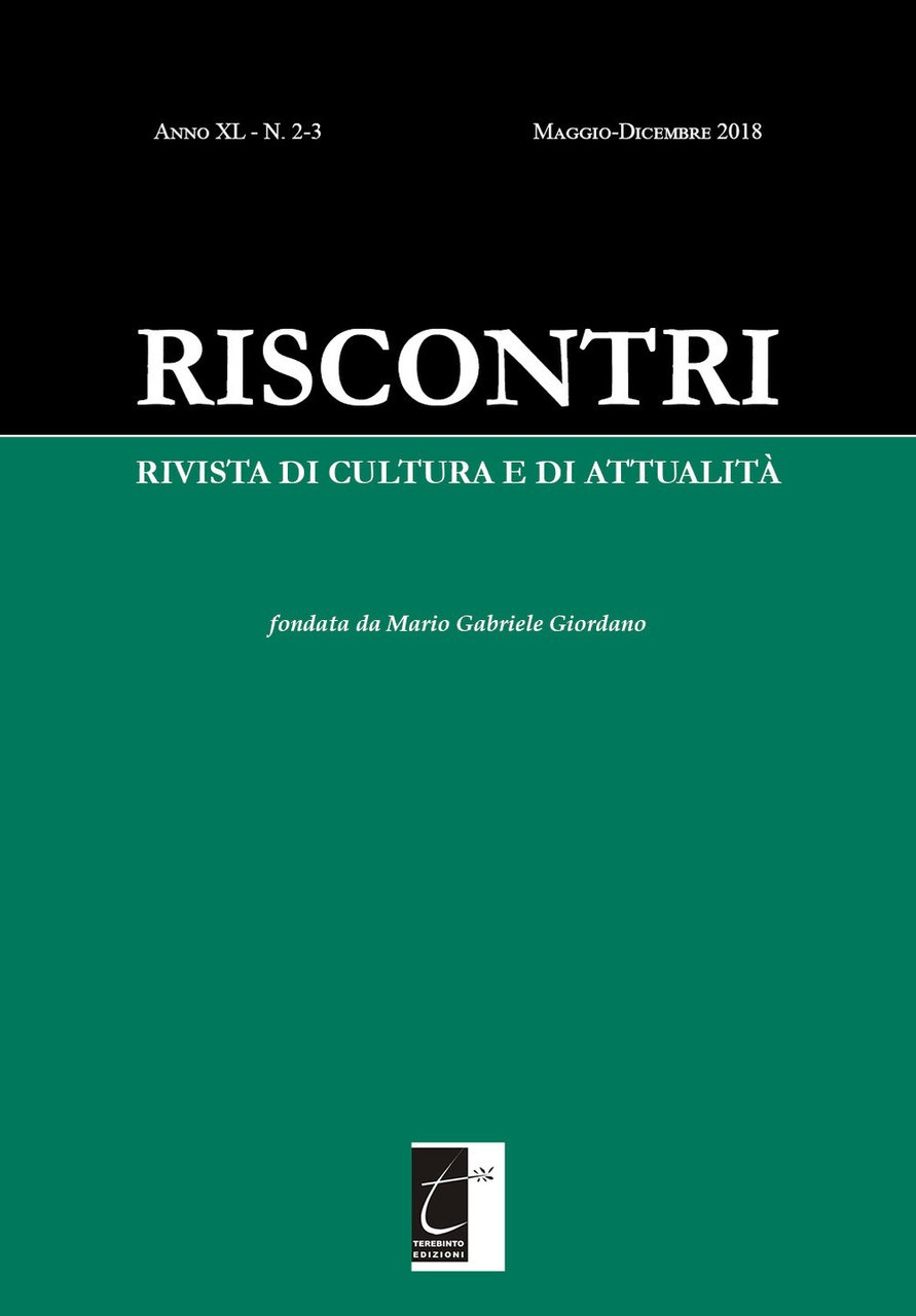 Riscontri. Rivista di cultura e di attualità. Vol. 2-3: Maggio-Dicembre