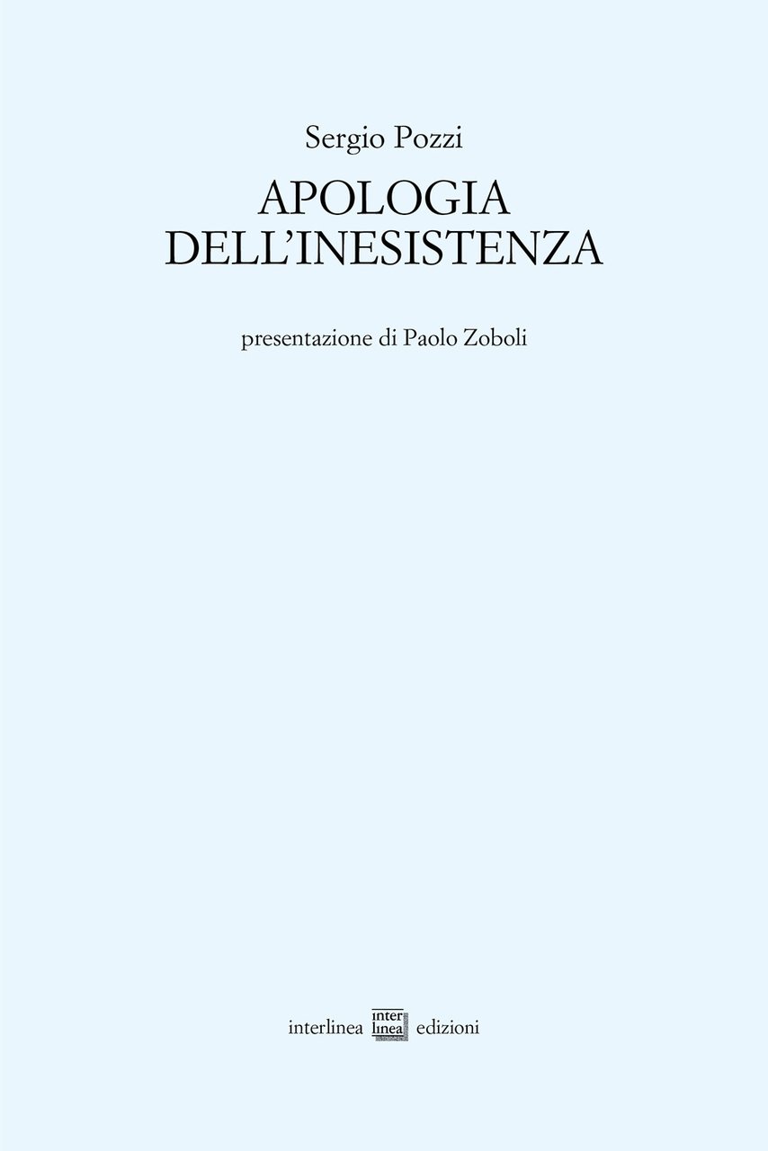 Apologia dell'inesistenza