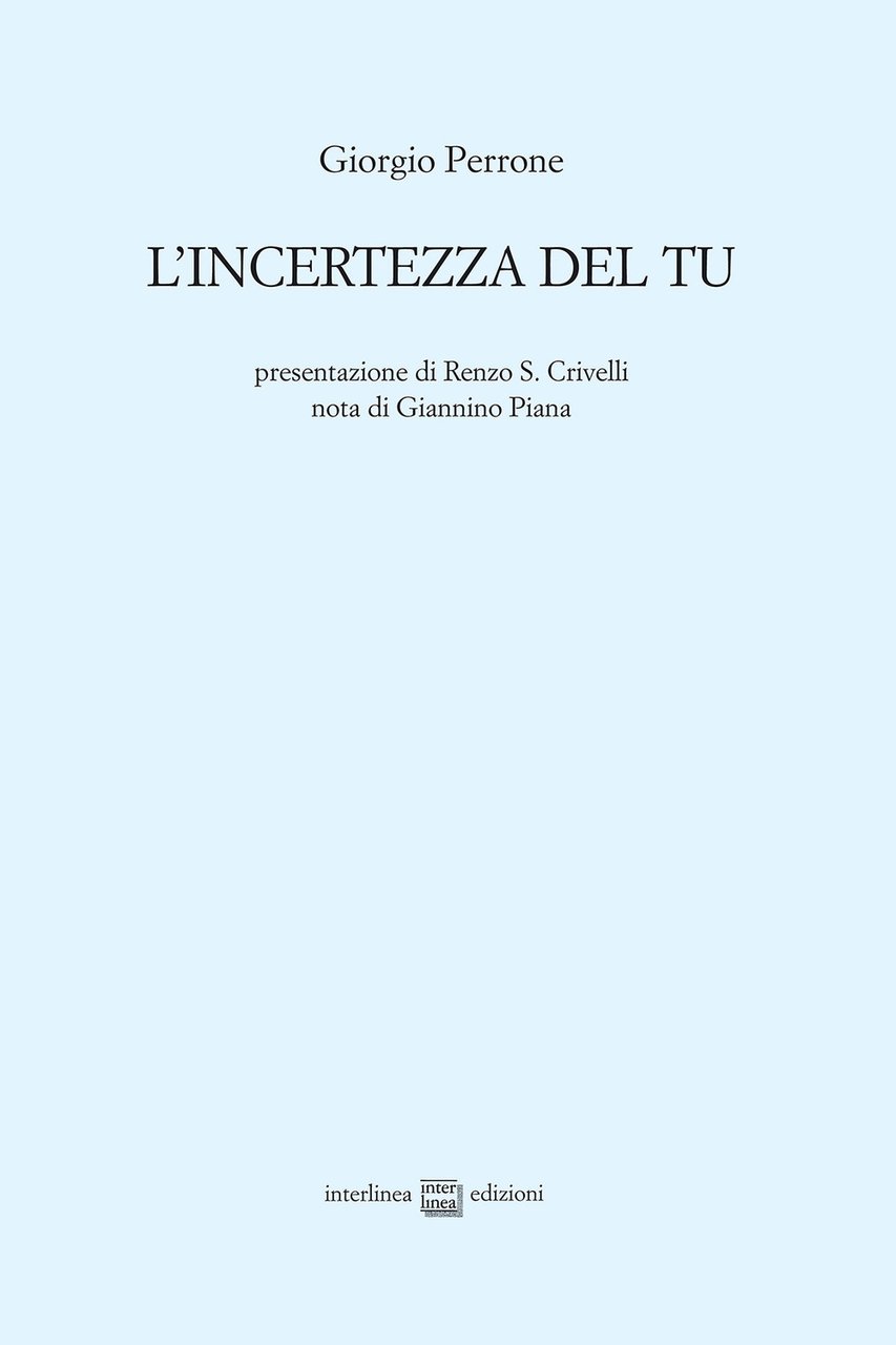 L'incertezza del tu