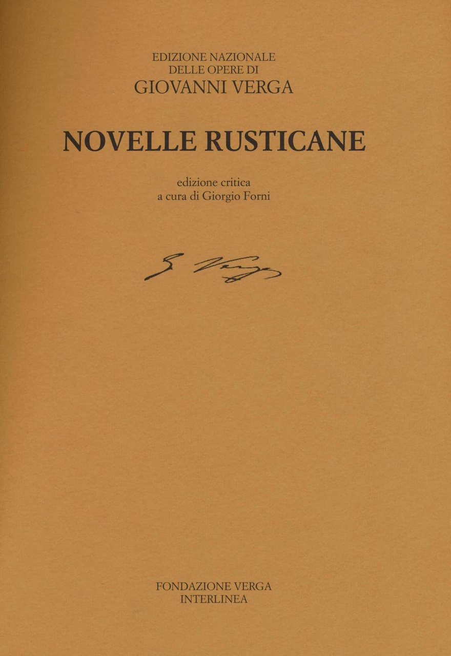 Novelle rusticane