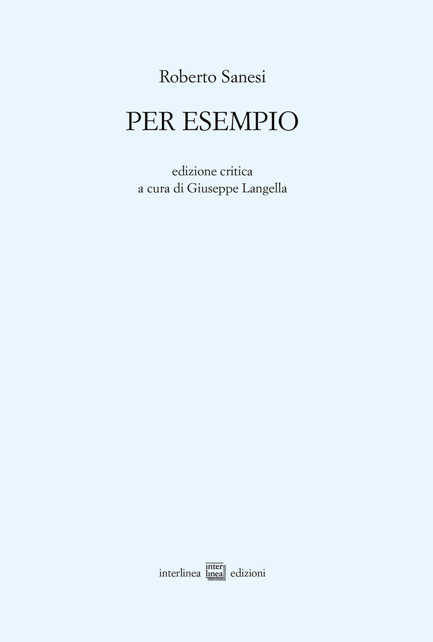 Per esempio