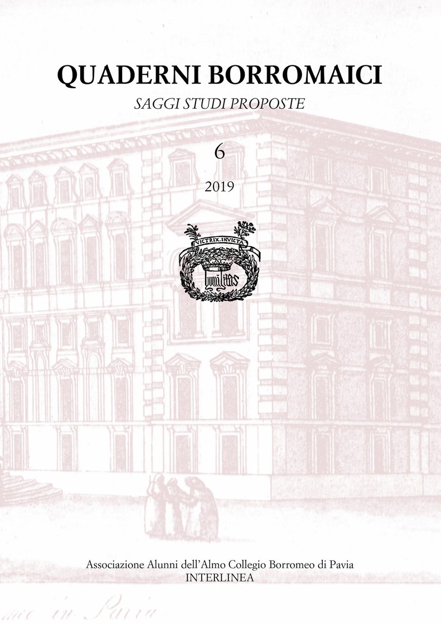 Quaderni Borromaici. Saggi studi proposte. Rivista dell'Associazione Alunni dell'Almo Collegio …