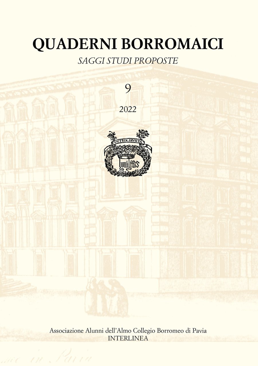 Quaderni Borromaici. Saggi studi proposte. Rivista dell'Associazione Alunni dell'Almo Collegio …