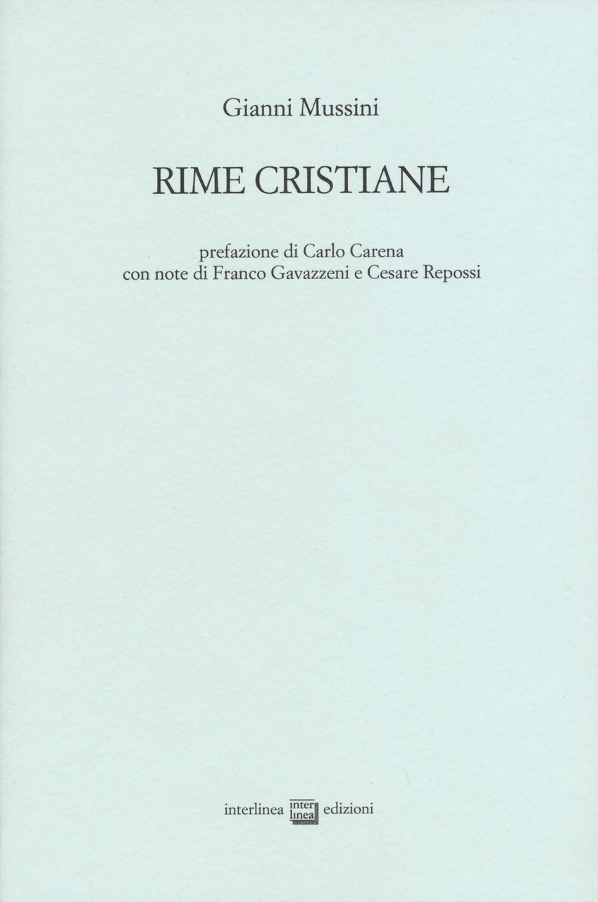 Rime cristiane