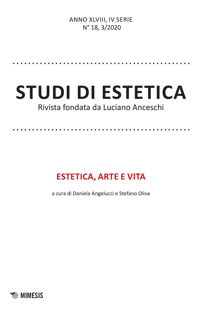 Studi di estetica. Vol. 3: Estetica, arte e vita