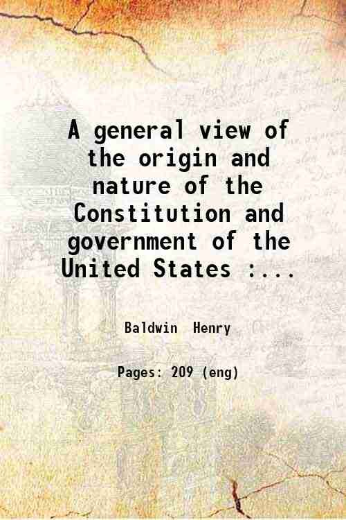 A general view of the origin and nature of the …