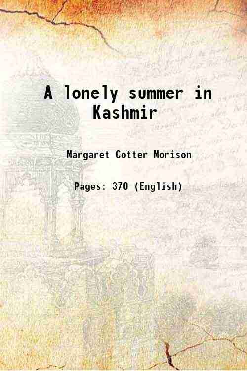 A lonely summer in Kashmir | Immagine principale